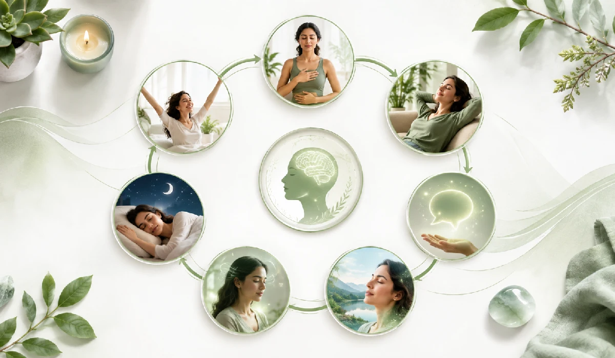 Mindfulness Wellness Cycle Infographic
